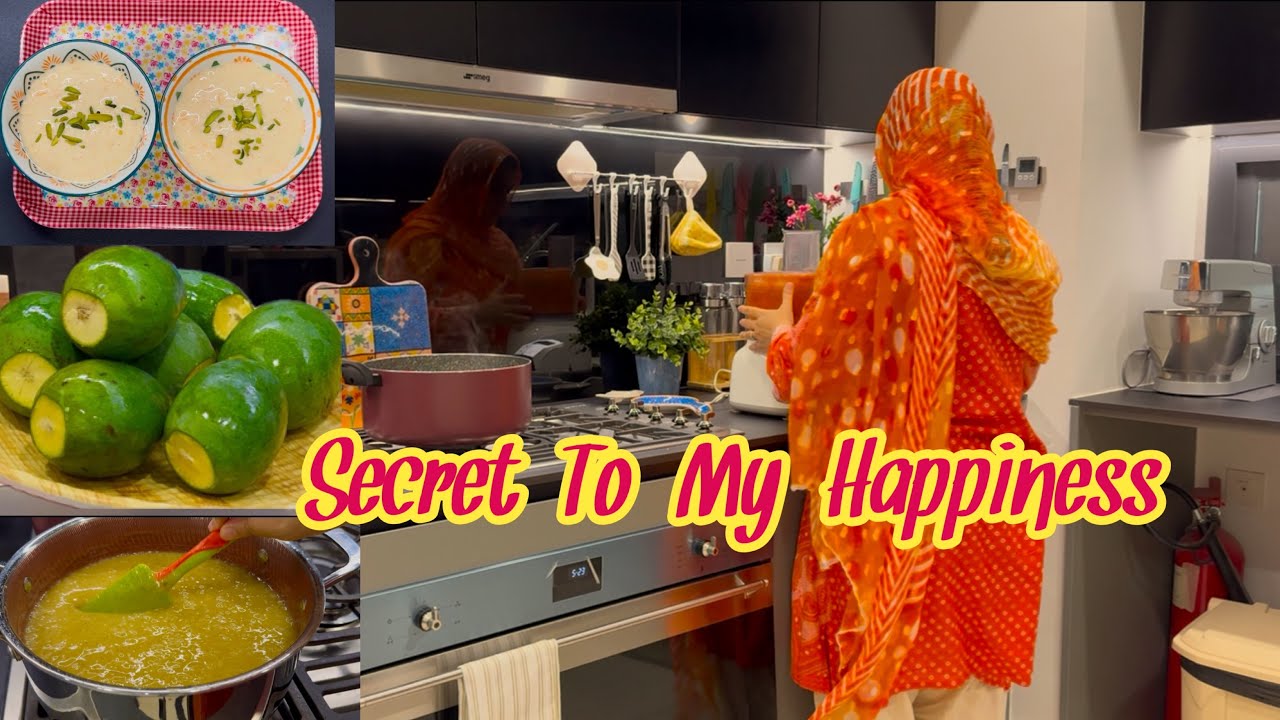 How I Find Peace In My Daily Routine As A Housewife |  Summer Special Recipe ~ AAM PANNA | 