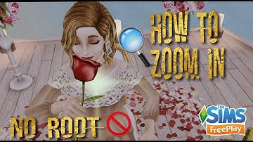 How to zoom in 🔍💙 NO ROOT 🛇 || the sims freeplay💚💎
