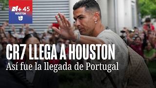 This Is How Cristiano Ronaldo Arrived in Houston for the World Cup
