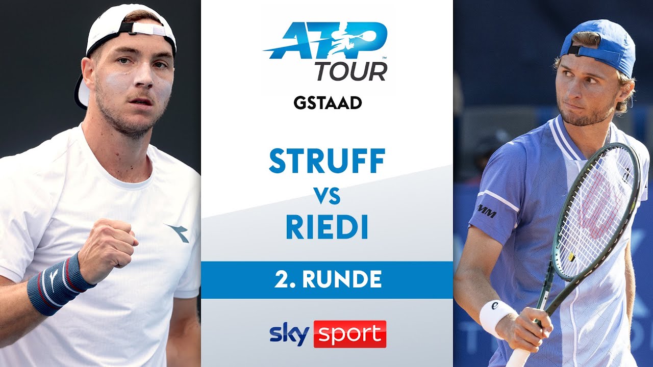 Jan Lennard Struff vs. Leandro Riedi - Runde 2 | EFG Swiss Open Gstaad ...