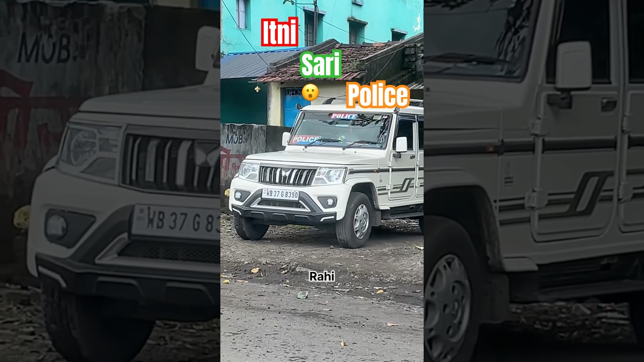 Itni sari police ke gari😦| 