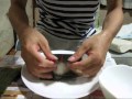 100均便利アイテム「おにぎりシート」オリジナルおにぎりをパリパリのりで(◆＾∀＾◆)