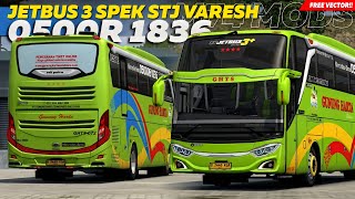 SHARING & REVIEWING‼️ Latest bussid mod jetbus 3 shd mercedes-benz O500RS M74 mods [livery & vector] screenshot 3