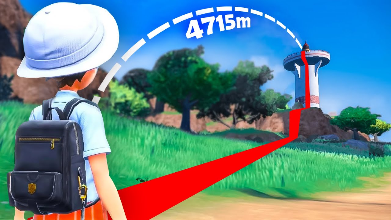 Ich habe Pokemon Purpur auf EXAKT EINER LINIE durchquert!