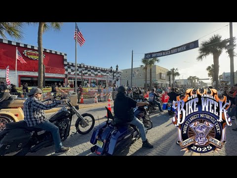 The Sights And Sounds of Daytona Bike Week 2025 First Weekend