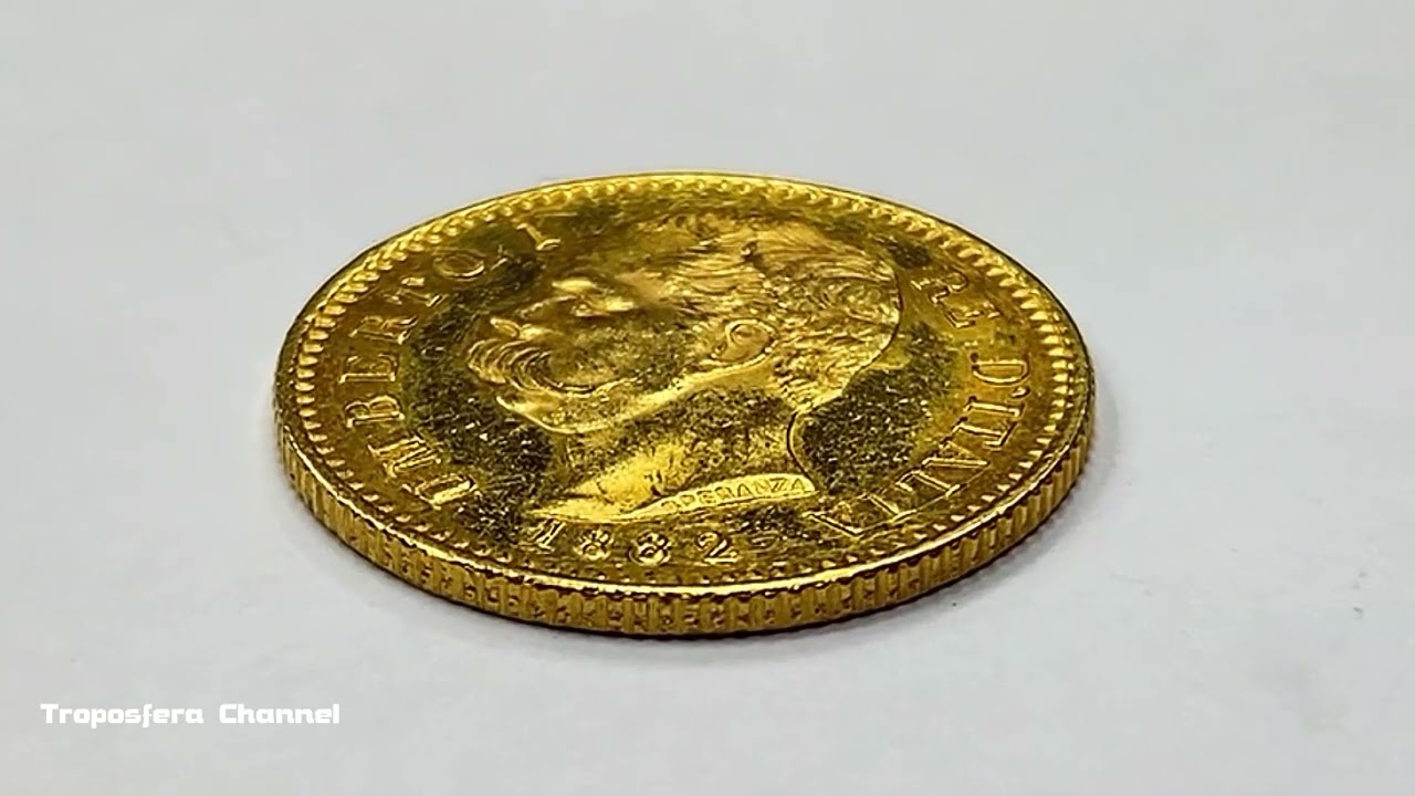 Marengo 20 Lire Re Umberto I  - Monete D'oro - Gold Coins Moneta Oro 