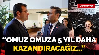 Ekrem İmamoğlundan Özgür Çelike Tebrik Ziyareti Omuz Omuza 5 Yıl Daha Kazandıracağız