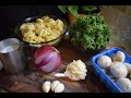 Exquisita Pasta Con Champiñones y Kale