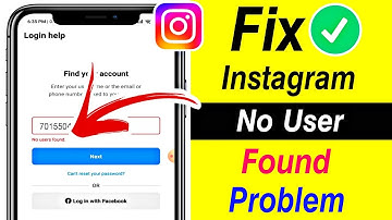 How to fix Instagram no user found problem  | How to Solve No user found Instagram error