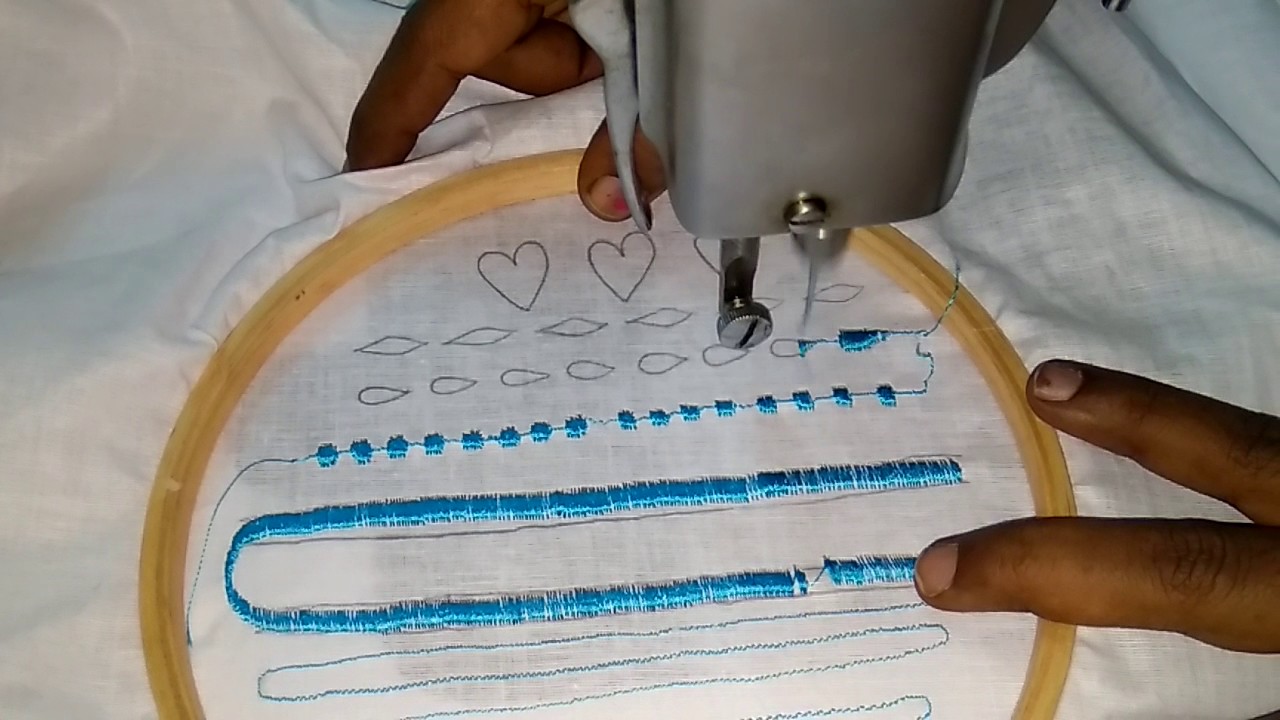 Machine Embroidery Basics Part 3 of 6 Petal Stitch Machine