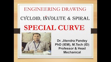 Lect 04 Part 04 - SPECIAL CURVES ( #cycloid  #Epicycloid #Hypocycloid #involute  #Spiral) #curve