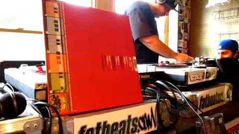 Cipha Sounds- Talks about Fat Beats / DJing (Part 1 of 2) @ Fat Beats, NYC (The Final Day)