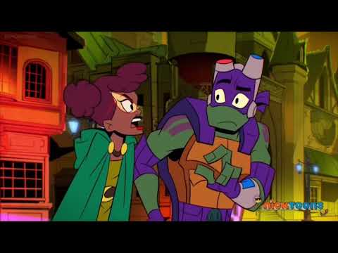 Rise of the TMNT - April Thretens Donnie
