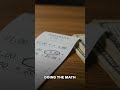 🤯 She Solved The WHOLE Restaurant Bill! (Easy Math Trick) #Shorts