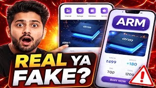 ARM App Real or Fake? ₹499 Se ₹120 Daily सच या Scam | Full Review 2026 screenshot 3