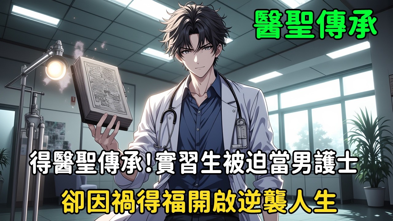 《得醫聖傳承！實習生被迫當男護士，卻因禍得福開啟逆襲人生》銀針渡人，術法渡鬼。被女友嫌棄、遭主任打壓，他卻用一本古書改變一切#小说 #小说推荐 #穿越 #有聲書 #台灣繁體中文 #奇幻 #爽文