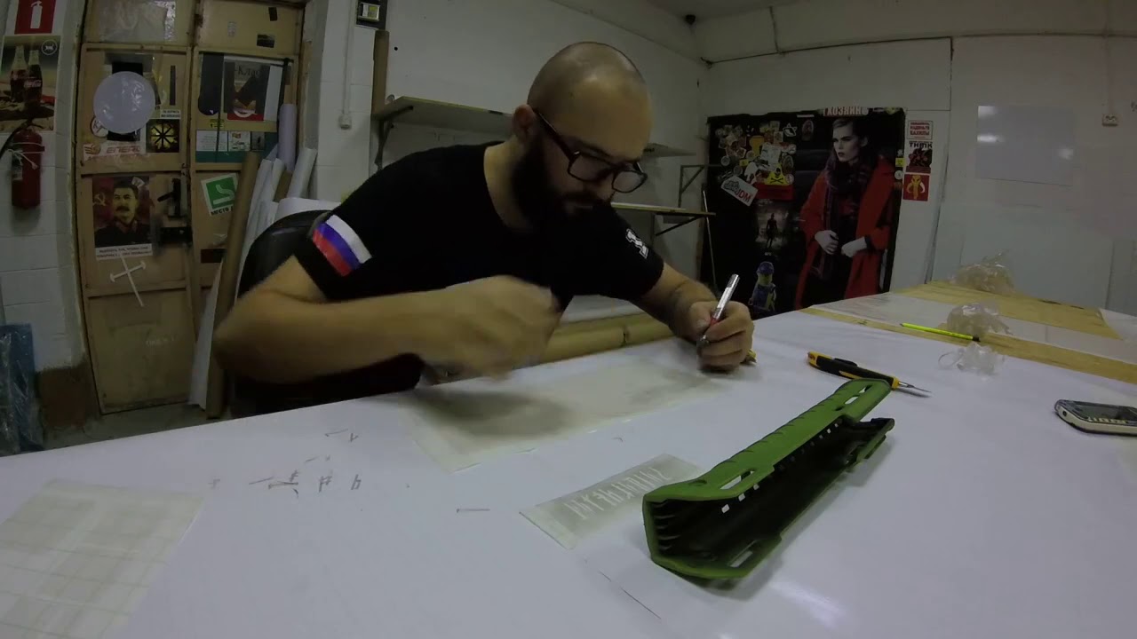 Boba Fett clan custom paint tutorial airsoft Russia