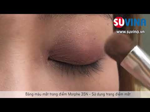 Sử dụng Bảng màu mắt Morphe 35N để trang điểm mắt - 0983258655