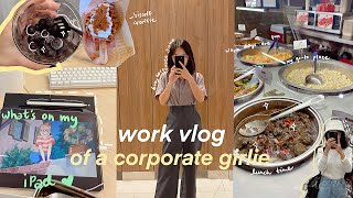 vlog ✨| what’s on my iPad Air 5 + 9-5 office life of a  corporate girlie weyatoons ft Moft cases