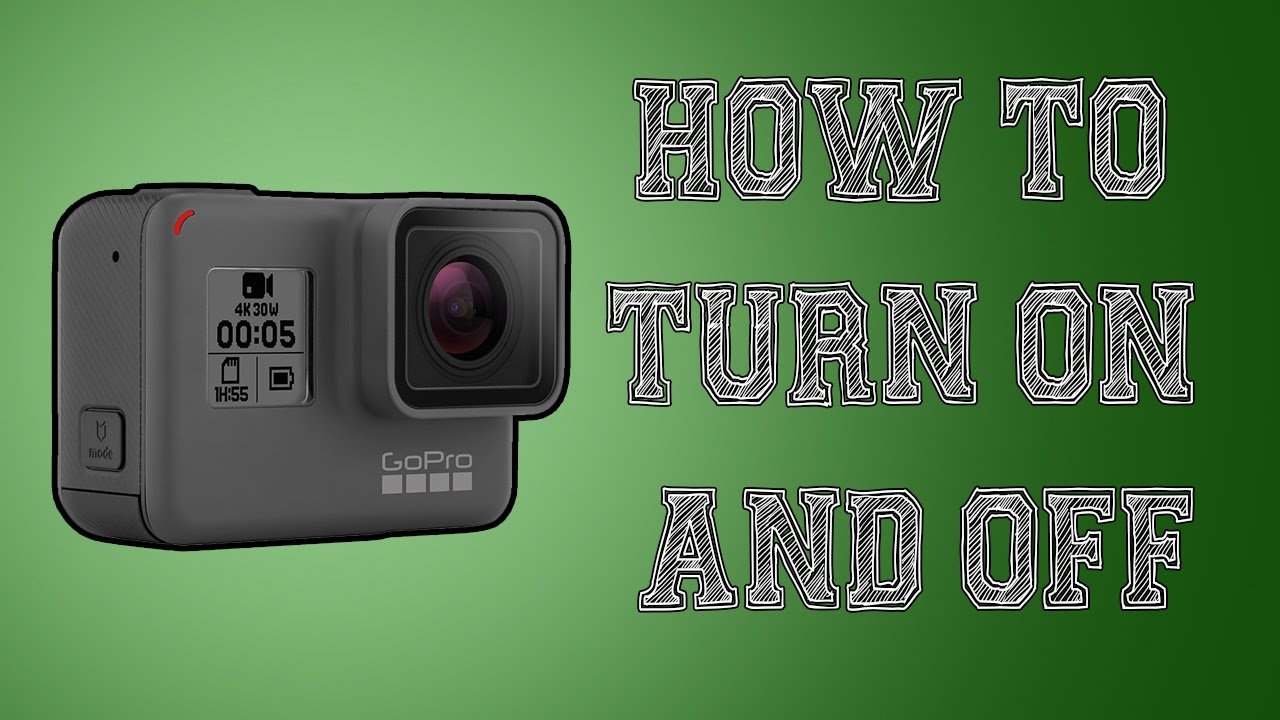 Cómo encender y apagar las cámaras GoPro [Explicación de los botones]