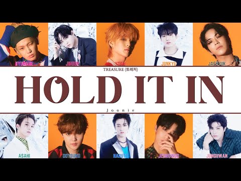 TREASURE (트레저) 'HOLD IT IN' (묻어둔다) Lyrics (Color Coded Lyrics Han/Rom/Eng)