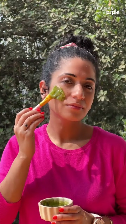 Acne VANISHED Overnight! Get neem powder in the link below #shorts