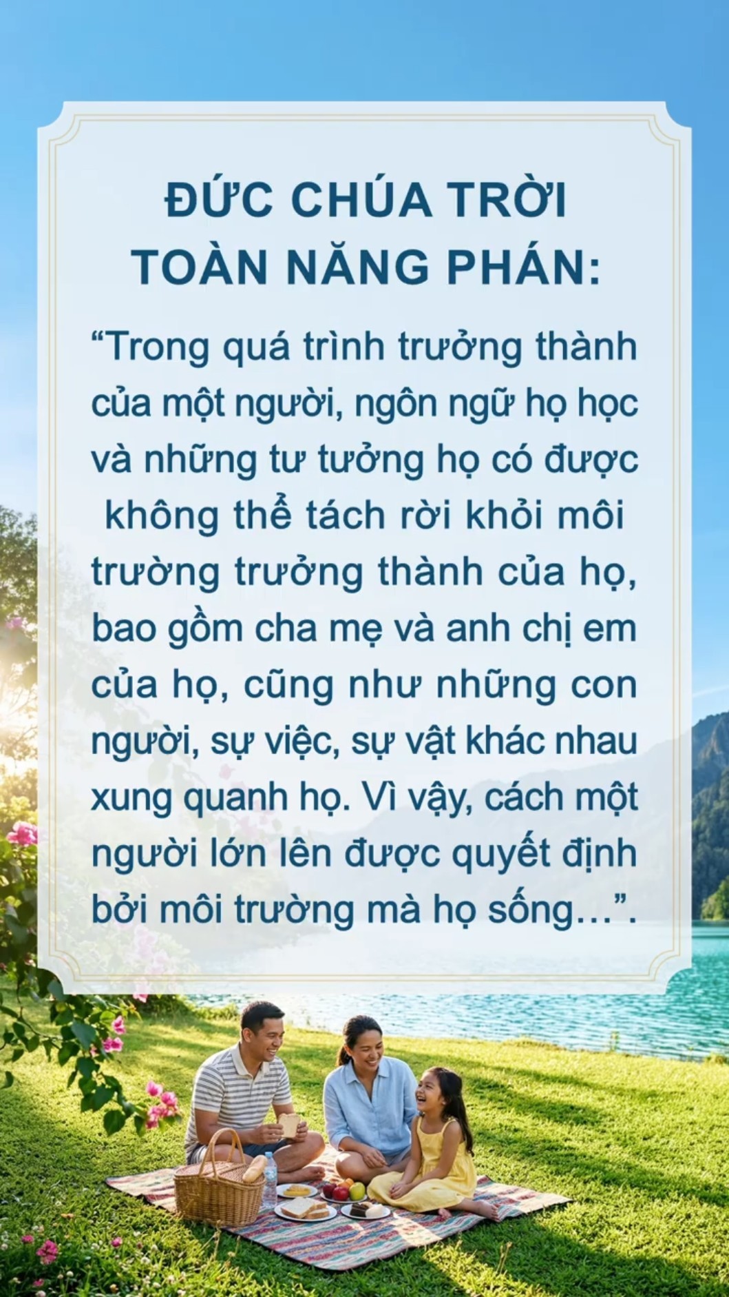 Đừng bỏ lỡ lời Đức Chúa Trời phán với chúng ta
