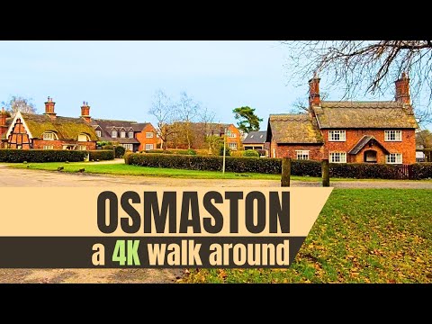 Osmaston Village Walk, Derbyshire Dales | English Countryside | 4K