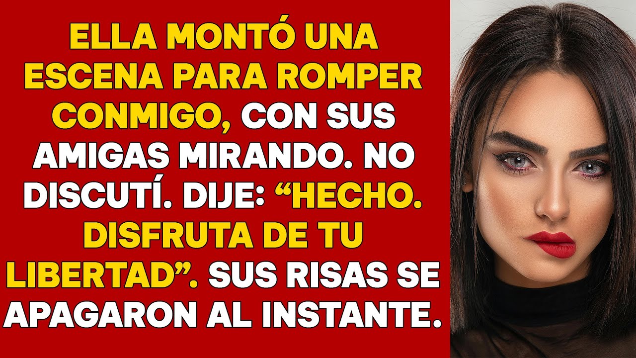 Ella montó una ruptura para el público, pero mi respuesta serena convirtió las risas en silencio.