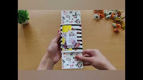 Trifold Card ||Shutter card || Handmade card || picture card || Handmade gift || Easy card ||Part1||