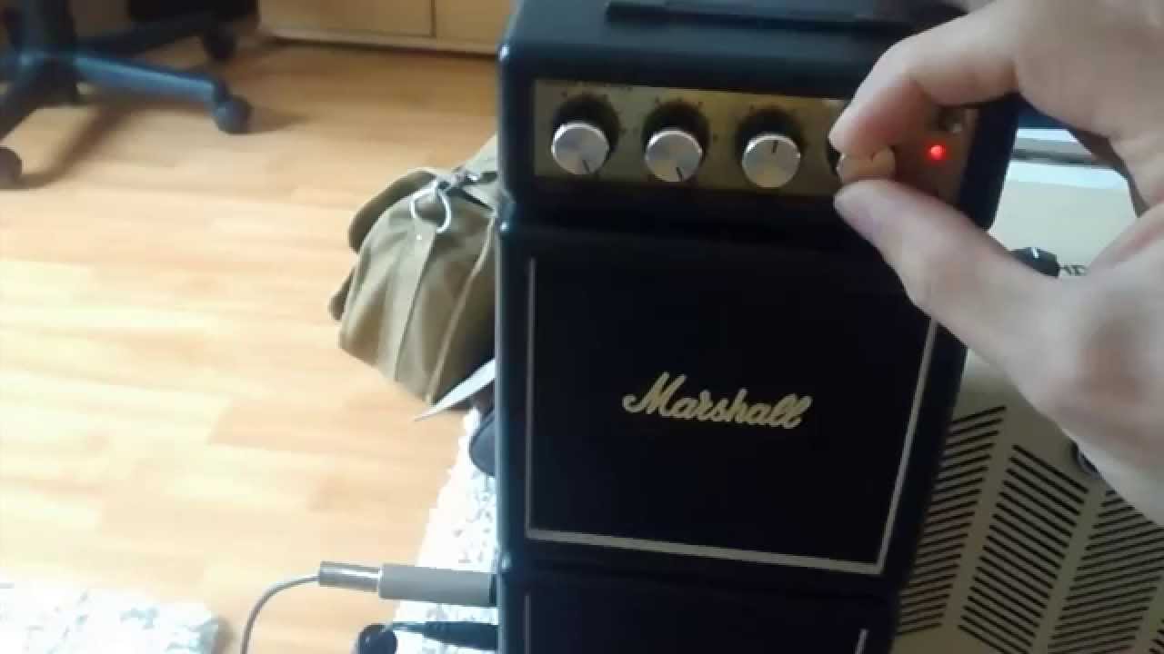 Modified Marshall MS-4 with Master Volume - YouTube