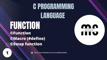 C PROGRAMMING | Macro and swap function