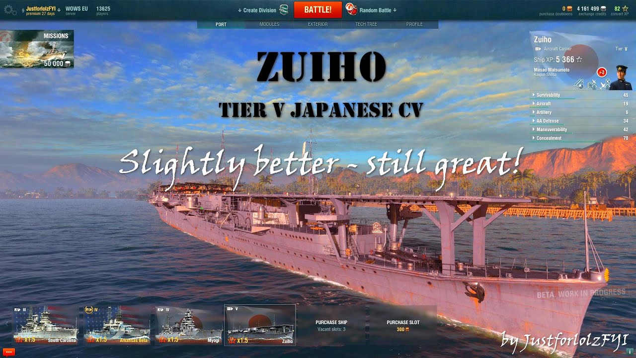 World of Warships - ZUIHO Review & Gameplay