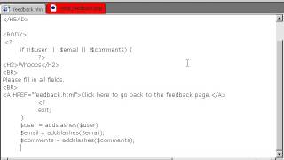 0706 Adding The Feedback To The Database