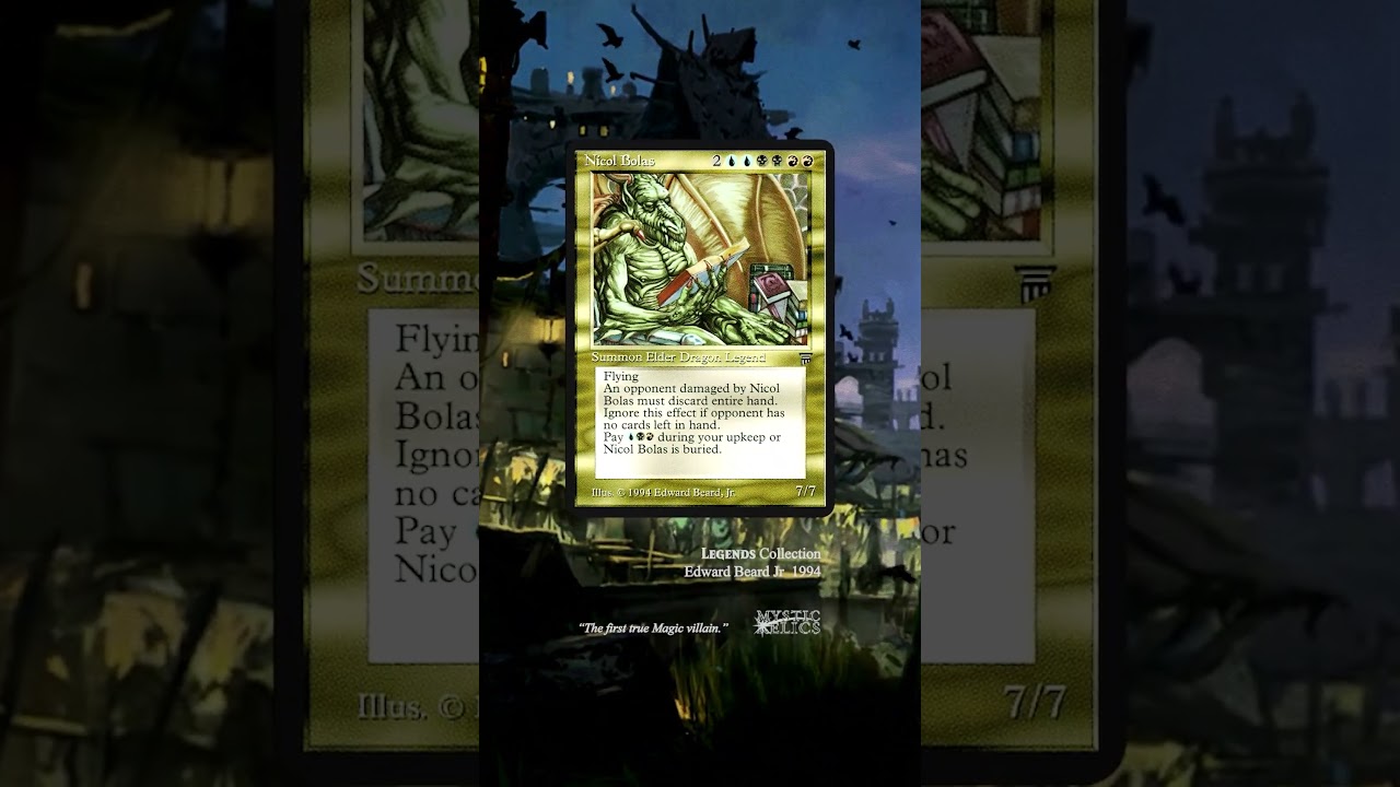 Nicol Bolas - Magic´s First Villain / Magic the gathering 