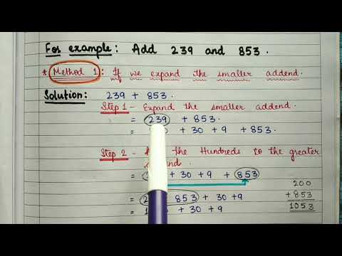 MATHS Class-3 Ch-2 ADDITION USING EXPANDED FORM Part-1