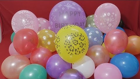 FUN BIG HAPPY BIRTHDAY BALLOON AND LOT
