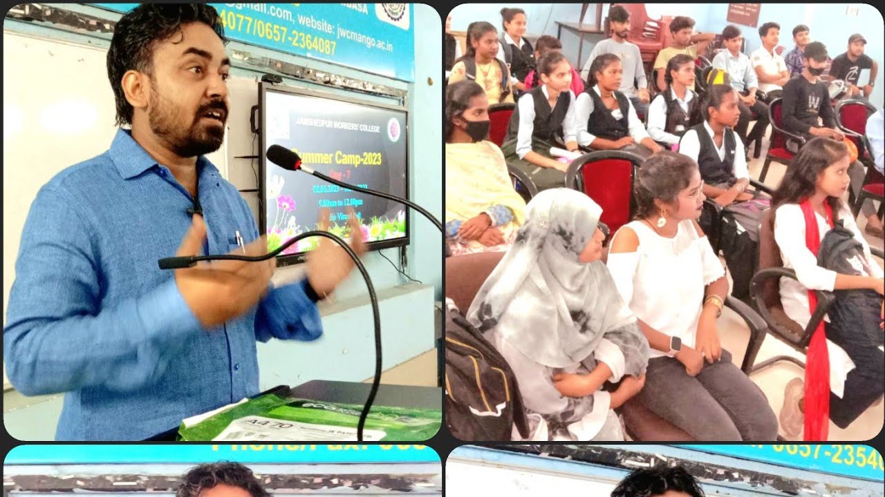 Short Video Guest lecture during summer camp at Jamshedpur workers