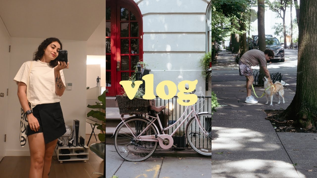 vlog em nova york | perrengues bobos, unboxing e setup de gravação, dias simples pelo brooklyn