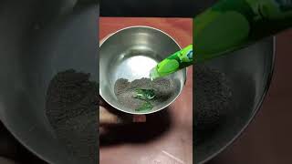 Magnetic Sand Slime Making l #shorts