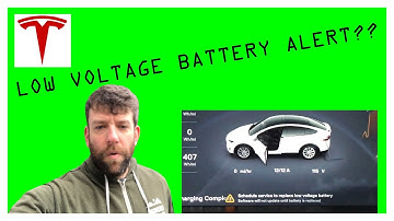 How to Reset a Tesla Low Voltage Battery Alert
