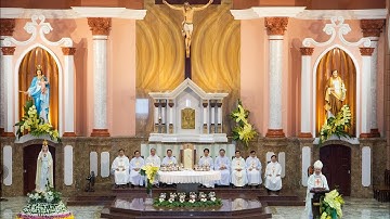 LỄ ĐỒNG TẾ MẸ MARIA FATIMA.ĐỨC CHA GIUSE ĐẶNG ĐỨC NGÂN TỔNG GIÁM MỤC GIÁO PHẬN HUẾ CHỦ SỰ