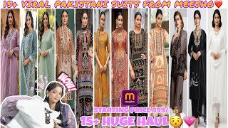 15+ VIRAL PAKISTANI SUITS💕 | STARTING 800/-❤️ | MEESHO🥰 | PREMIUM QUALITY 💎