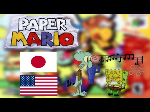 Spongebob Wrong Notes (Paper Mario 64 - King Of The Koopas)