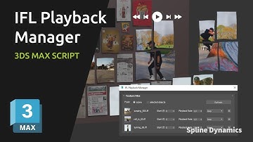 Free 3dsMax Script - IFL Playback Manager - Control Animated Textures Easily