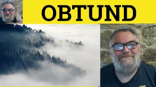 😎 Obtund Meaning - Obtunded Defined Obtundation Examples Medical English Obtund Obtunded Obtundation