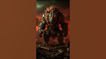 AI ने बनाया  Rhino + Lion का Ultimate Hybrid #shorts #shortsfeed #ai #viral