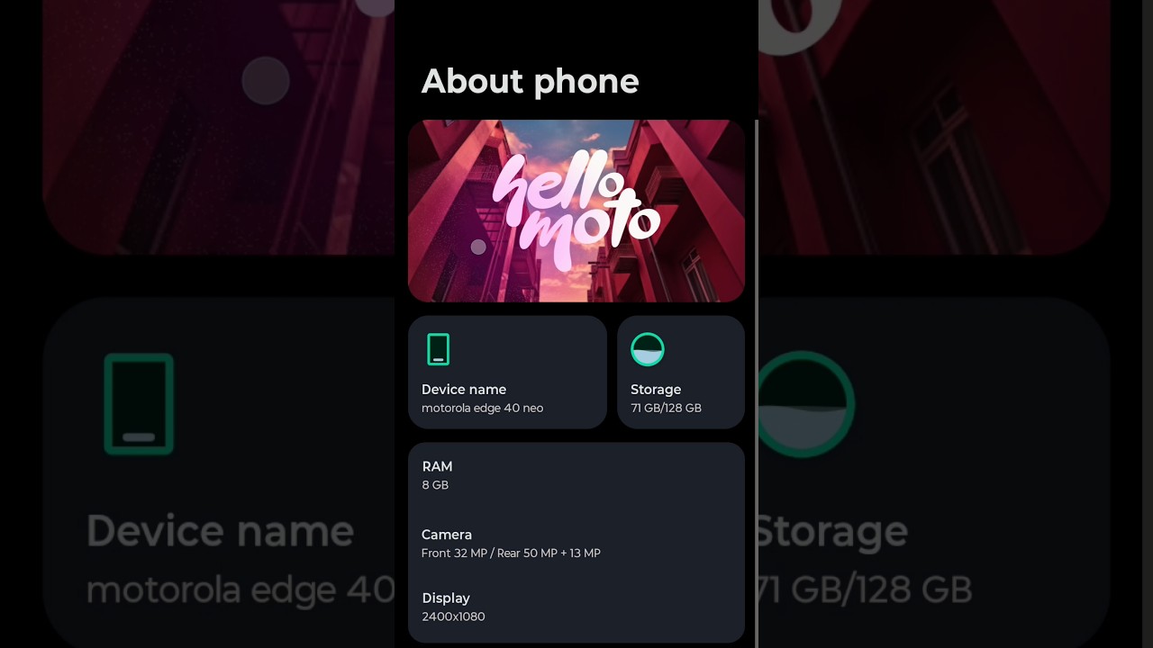 Moto edge 40 neo Android 15 update finally 