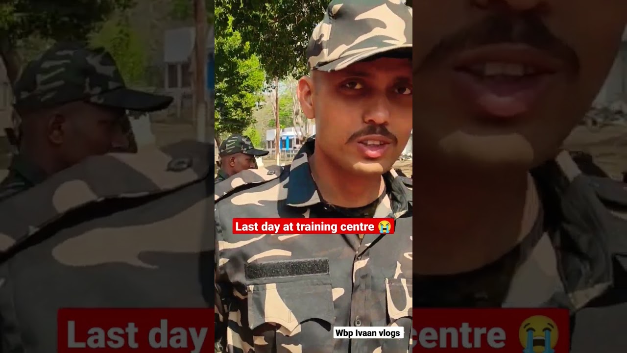 Last day at training centre😭🇮🇳 