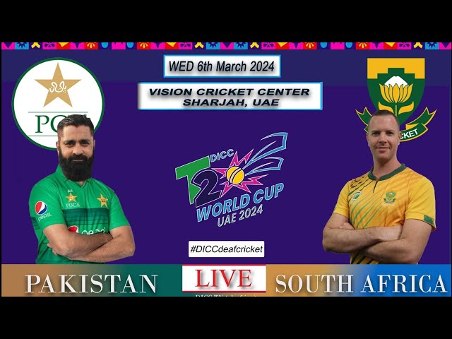 Highlights: SAFvsPAK | Group stage |  DICC T20 World Cup UAE 2024 | Wednesday 6th March class=